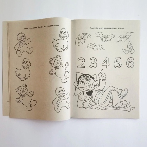 Sesame Street Accessories Sesame Street Coloring Activity Book